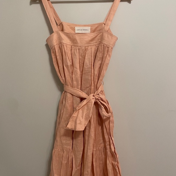 Loeffler Randall Marianna Blush Tiered Dress - Picture 4 of 9